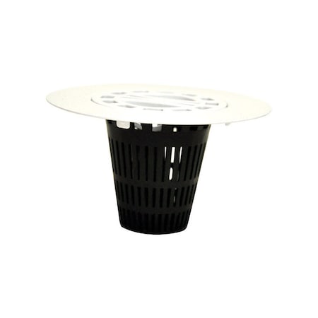 B & K Danco 4-1/4 in. Polished Plastic Shower Drain Strainer 9D00010533